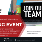 Hiring Event! Join Total Personnel Solutions September 1